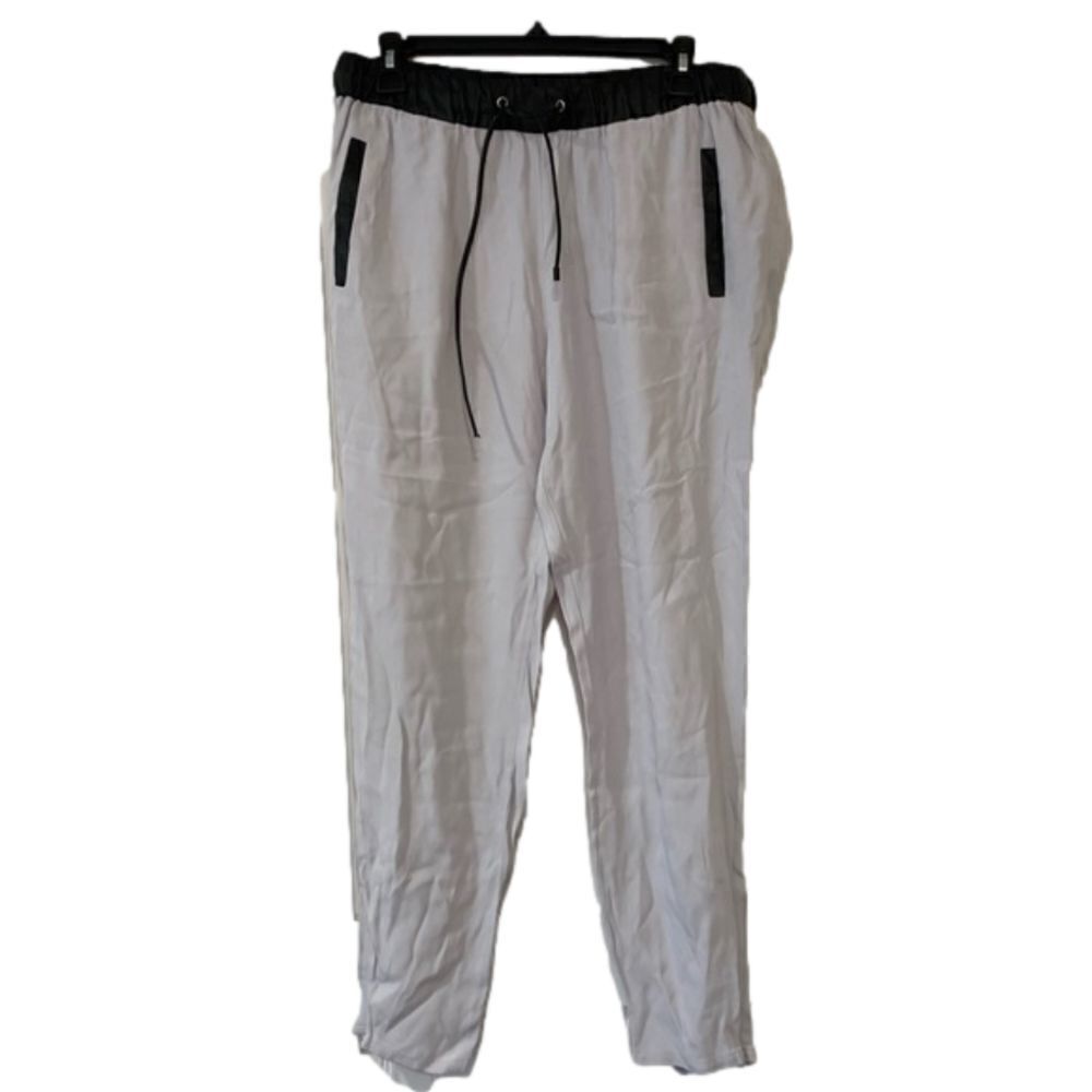 Witchery drawstring waist, black & Gray comfort pants size 10